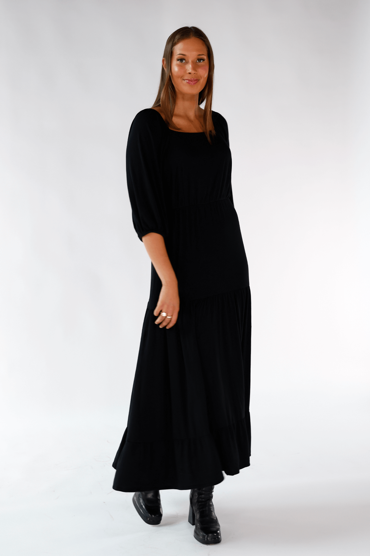 Gunn fantastic black elegant dress from ko:ko norway - KO:KO